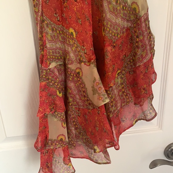 Cute colorful backless sundress. - Picture 2 of 6